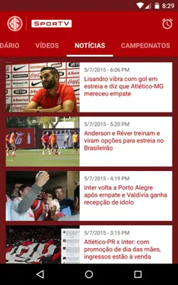 Internacional android App screenshot 0