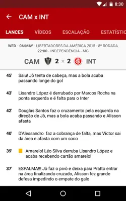 Internacional android App screenshot 2